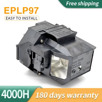 Работа на смени Лампата на Проектора ELPLP97 С Корпус За EPSON PowerLite U50 EB-FH52 EB-FH06 EB-X50 EH-TW5700 EB-992F EB-E10