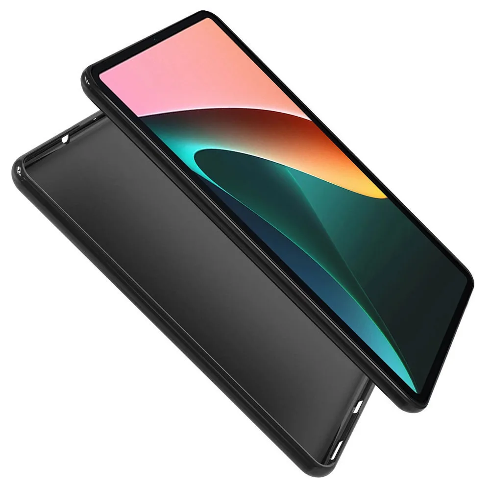 Устойчив на удари калъф за таблет Xiaomi Mi Pad 1 2 3 4 5 / 5 Pro Plus 7,9 10,1 8,0 11 Гъвкава Мека силиконова задната част на кутията е черна на цвят, във формата на миди