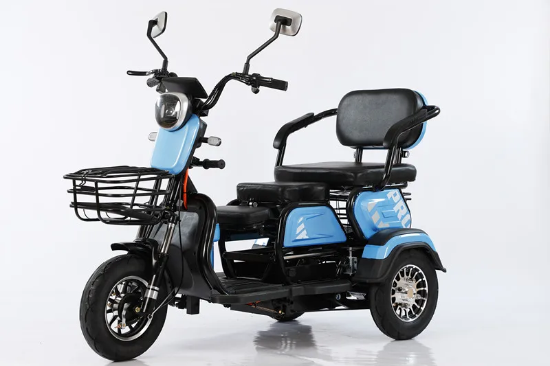 Електрическа триколка мотор с мощност 600 W, домакински малък скутер, тройна електрически регулируеми триколка