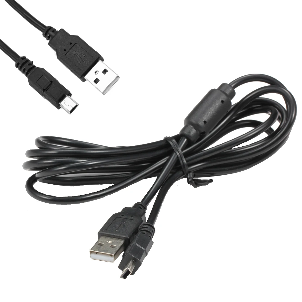 За Playstation 3 1.8 м USB кабел за зареждане контролери за безжична конзола Sony PS3 кабел за зареждане кабел за Кабелна линия с магнитен пръстен